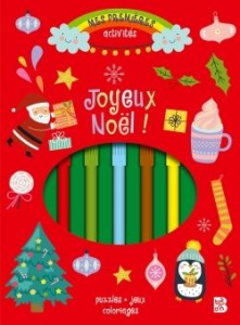 Joyeux Noël. Puzzles, jeux, coloriages
