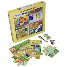 Coffret En voiture ! Contient : 1 livre, 5 pièces décoratives, 1 piste géante, 2 voitures autonomes - COLLECTIF