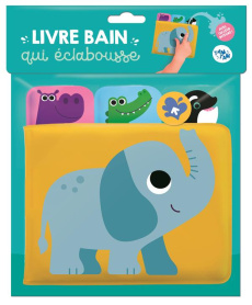 Eléphant livre bain qui éclabousse