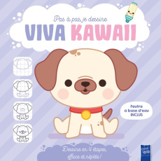 Le chien. Viva Kawaii. Avec 1 feutre