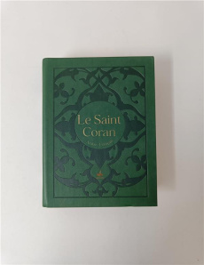 Le Saint Coran Arabe - Français. Souple, petit format, vert, pages avec dorure - REVELATION R.