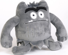 LE MONSTRE DES COULEURS - MINI PELUCHE MONSTRE GRISE - LLENAS ANNA