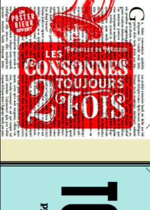 Les consonnes toujours 2 fois. Un poster offert - Mézieux Prunelle de