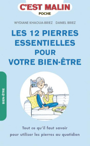 Les 12 pierres essentielles pour votre bien-être. Tout ce qu'il faut savoir pour utiliser les pierre - Briez Daniel ; Khaoua-Briez Wydiane