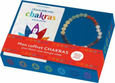 J'équilibre mes chakras avec les pierres. Coffret livre bracelet - Pelloux Martine