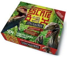 Escape box Dinosaures. Contient : 1 livret, 40 cartes, 1 bande-son de 45 minutes, 1 poster - Dorne Frédéric