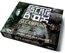 Escape box steampunk. Avec 3 livrets, 131 cartes, 1 bande-son de 60 minutes, 1 poster, 6 badges - Dorne Frédéric ; Honoré Alexandre