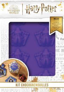 Kit Chocogrenouilles Harry Potter. coffret avec 1 moule, 8 boîtes-cadeaux, 8 cartes holographiques e - WARNER BROS