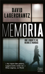 Memoria. Une enquête de Rekke & Vargas - Lagercrantz David ; Cassaigne Rémi