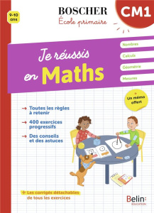 Je réussis en maths CM1. Edition 2021 - Cuttoli Christine ; Schwab Véronique ; Garnier Fra