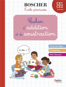 Cahier d'additions et de soustractions CE1-CE2 - Sansey Gérard