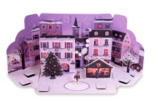 Mon calendrier de l'Avent : Pop-up. Avec Mon livret de l'Avent : une page par jour - Amiot Karine-Marie ; Faulques Julie ; L'Aulnoit As