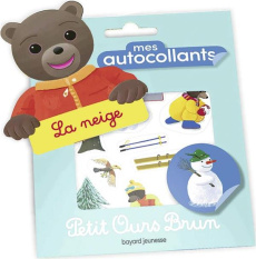 Mes autocollants Petit Ours Brun. La neige - Bour Danièle