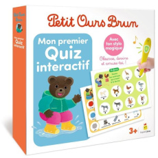 JEU PETIT OURS BRUN - MON PREMIER QUIZ INTERACTIF - DES 3 ANS - BOUR DANIELE