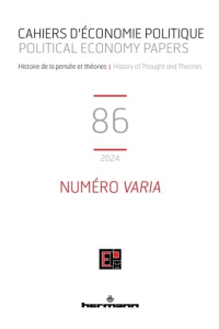 Cahiers d'économie politique N° 86 - Mardellat Patrick