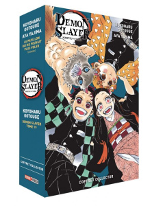 Demon Slayer - Coffret : Tome 19 & Roman 2 : Le pavillon qui ne pouvait plus voler - Gotouge Koyoharu ; Yajima Aya