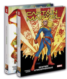 Captain Marvel : Pack en 2 volumes : Tome 1, rentrée atmosphérique ; Tome 2, La chute d'une étoile - Thompson Kelly ; Carnero Carmen ; Bonvillain Tamra