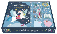 Mon coffret secret licorne. Avec 3 stylos glitters, 2 masking tapes, 2 blocs de notes repositionnabl - Giggenbach Ellen