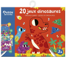 20 jeux dinosaures. Avec 1 feutre effaçable - PINTACHAN