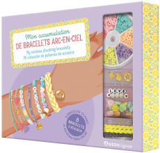 MA BOITE A BIJOU - MON ACCUMULATION DE BRACELETS ARC-EN-CIEL - SHIILIA