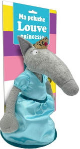 LOUP - PELUCHE LOUVE PRINCESSE NED - LALLEMAND ORIANNE
