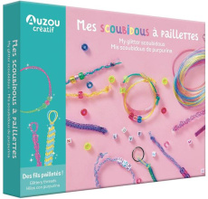 MON COFFRET D'ARTISTE - MES SCOUBIDOUS A PAILLETTES - SHIILIA