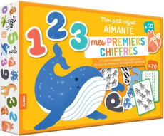 MON PETIT COFFRET AIMANTE - MES PREMIERS CHIFFRES - BLANC MARION