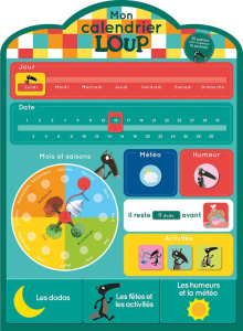 Mon calendrier en tissu Loup. 35 patchs pour organiser ta journée - Lallemand Orianne ; Thuillier Eléonore