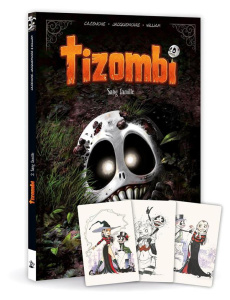 Tizombi Tome 2 : Sang famille. Avec 4 cartes postales - Cazenove Christophe