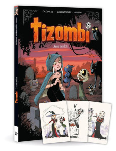 Tizombi Tome 3 : Amis mortels. Avec 4 cartes postales - Cazenove Christophe
