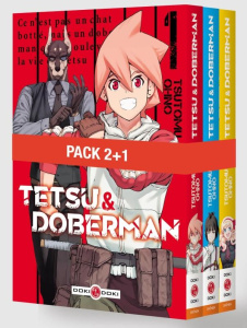 Tetsu & Doberman : Pack en 3 volumes : Tomes 1 à 3. Dont 1 tome offert - Ohno Tsutomu ; Silvestre Jean-Benoît