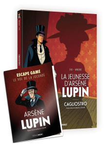 La jeunesse d'Arsène Lupin. Cagliostro. Avec l'escape game Le vol de la Joconde offert - Eho Jérôme ; Minerbe Michaël ; Leblanc Maurice ; M