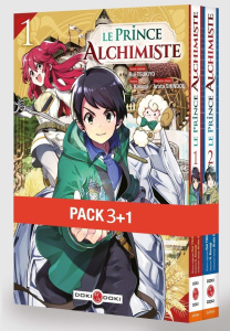 LE PRINCE ALCHIMISTE - T01 - LE PRINCE ALCHIMISTE - PACK PROMO - V01 A V04 - EDITION LIMITEE - S. KOSUGI/TSUKIYO