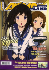 ANIMELAND N184 SEPTEMBRE 2012
