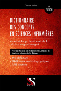 Dictionnaire des concepts en sciences infirmières - Paillard Christine ; Jeanguiot Nicole