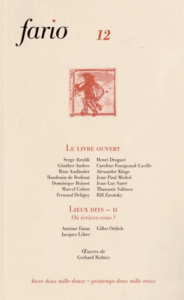 Fario N° 12, hiver 2012, printemps 2013 - Bordes François