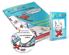 Multimalin.Tables de multiplication. Le cahier d'apprentissage, avec le jeu de 56 cartes, avec 1 DVD - Protin Matthieu - Herlem Julie