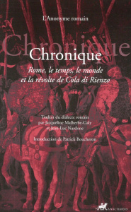 CHRONIQUE - ROME, LE TEMPS, LE MONDE ET LA REVOLTE DE COLA D - L'ANONYME ROMAIN
