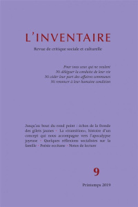 L'inventaire N° 9, printemps 2019 - COLLECTIF