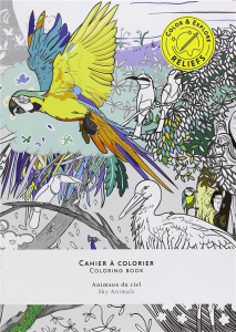 Cahier à colorier Animaux du ciel. Edition bilingue français-anglais - M Marie ; Bornstein Adrienne