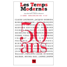 Les Temps Modernes/587/Les Temps Modernes Tome 587 - Collectif d'auteurs