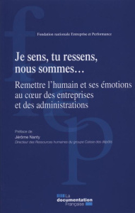 Je sens, tu ressens, nous sommes... - FNEP,Nanty Jérôme