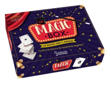 Magic box, la boite 100% magie. Avec 1 livre, 1 foulard, 3 gobelets, 4 petites boules, 4 cartes truq - Robert Guillaume ; Fougère Isabelle ; Ploton Olivi