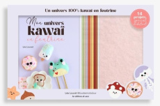 Coffret Mon univers Kawaï en feutrine - Louvet Léa