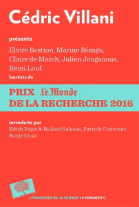 Prix Le Monde de la recherche 2016 - Villani Cédric