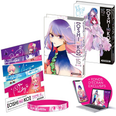 Oshi No Ko Tome 15 : Avec 1 jaquette bonus exclusive et 3 bracelets collectors. Edition collector - Akasaka Aka ; Yokoyari Mengo ; Mezouane Nesrine