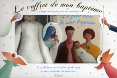 Le coffret de mon baptême. Avec un livre, une médaille et un doudou petit ange - Amiot Karine-Marie ; Puybaret Eric