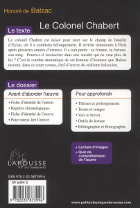 Le Colonel Chabert - Balzac Honoré de