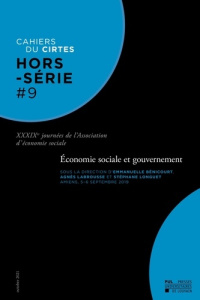 Economie sociale et gouvernement. xxxixes journees de l'association d'economie sociale : hors-serie. - Emmanuelle Benicourt ; Labrousse Agnès ; Longuet S