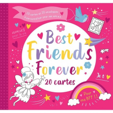 Best Friend Forever. 20 Cartes et 20 enveloppes à personnaliser pour ses ami.e.s - Hawkins Klara